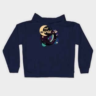 Out of this World [deep space] Kids Hoodie